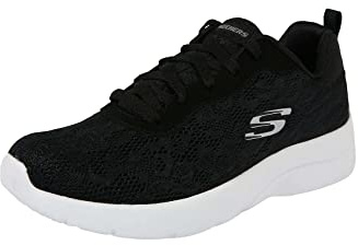 Skechers 12963/GYLV Damen-Sneaker, Schwarz - Schwarz - Größe: 35 EU