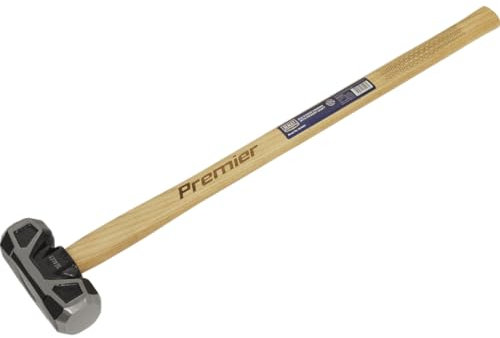 Sealey 8lb Sledge Hammer with Hickory Shaft - SLH081