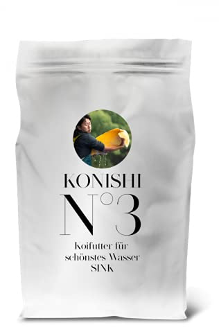 KONISHI Nr 3 Sink Neu Koifutter Fischfutter (1 x 5 kg)