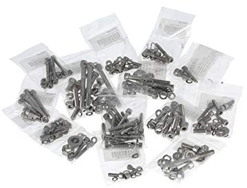 Set: Zylinderschrauben, Innensechskant verzinkt, für komplettes Fahrzeug - für Simson S51, S53, S70, S83