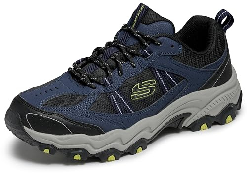 Skechers Men's Stamina at Upper Stitch, Blue, 9.5