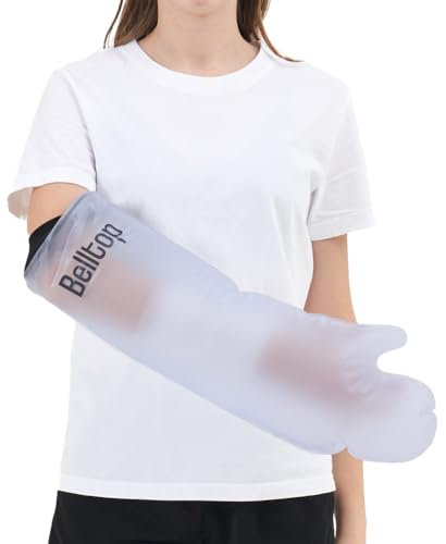 Copertura impermeabile per braccio. Protezione gesso riutilizzabile da bagno e doccia. Copri PICC braccio. Coprigesso braccio per doccia: lesioni, ustioni e tatuaggi. Protezione Impermeabile - Adulti.