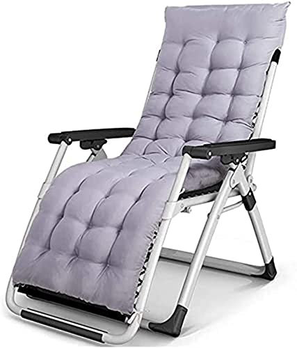 PACUM Terrassen-Loungesessel, zusammenklappbare Zero-Gravity-Liegestühle für den Außenbereich, verstellbare, klappbare Liegestühle für Deck, Terrasse, Strand, Hof, langlebig (mit Einer Matratze) (mit