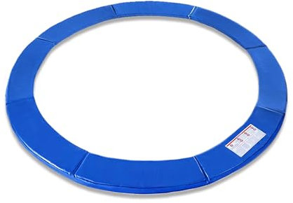 LILIIN Trampolin Kantenschutz PVC Trampolin Randabdeckung Federschutz Ø 244cm, Trampolinzubehör UV-Beständigkeit Reißfest, 30cm Breite, Federabdeckung, Blau