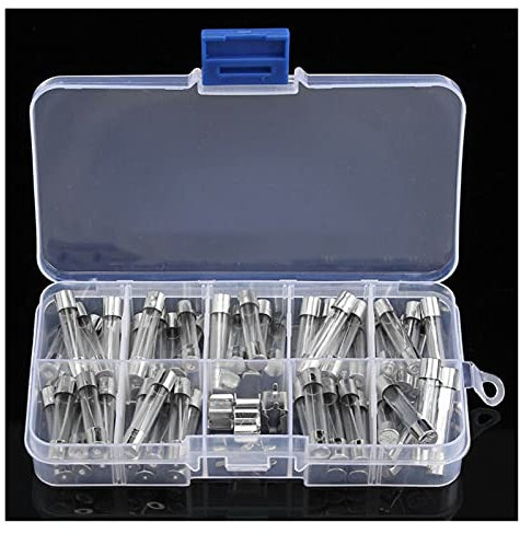 Sicherung 60 Stück/Batch Glasrohrsicherung Sicherung 6x32mm 5A 6A 8A 10A 15A 20A 25A 30A 35A Sicherung Ersatzsicherung