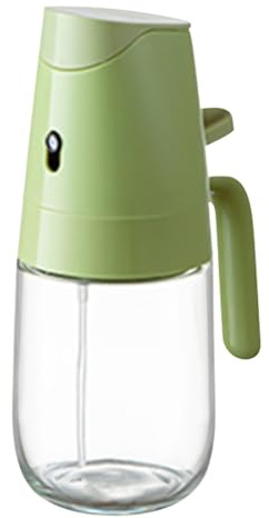 Weppduk Kitchen Oil Sprayer, Oil Spray Dispenser - 2-in-1 Glass Oil Atomiser - Home Kitchen Accessories Oil Atomiser, Glass Oil Dispenser for Spraying and Pouring Olive Oil, Vinegar, Sesame Oil