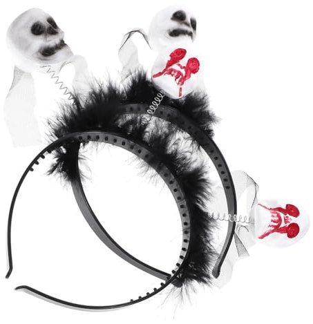 Baluue 6stücke Halloween Skull Haarreif Kreative Kostüm-haaraccessoires Für Halloween-partys Und Cosplay Veranstaltungen