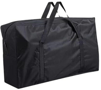 Ronyme Strumenti per grill trasportano borse per pentole organizzatore di stoccaggio di pentole a capacità di grande capacità borsetta per tavolo da, Black 72cmx22cmx47cm