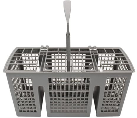 Dishwasher Cutlery Basket, Dishwasher Silverware Holder, Utensil Holder Basket With Handle, Cutlery Organizer Baskets, Utensil Baskets Replacement Compatible With Most Of Dishwashers, 22x9x11.5 CM