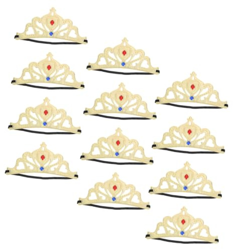 VINTORKY 12 Pezzi Coroncine Compleanno per Leggere e Confortevoli Accessori per Feste e Foto Colorate Design per Piccoli Adatte Compleanni e Speciali