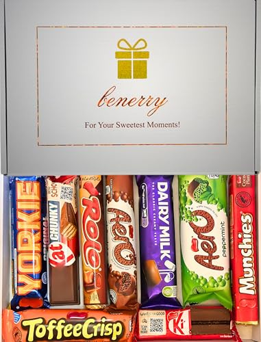 Luxury Chocolate Letterbox Gift – 9 Assorted Chocolates – Gift for Birthdays, Father’s Day, Mother’s Day, Christmas, Thank You, Him, Her, Kids
