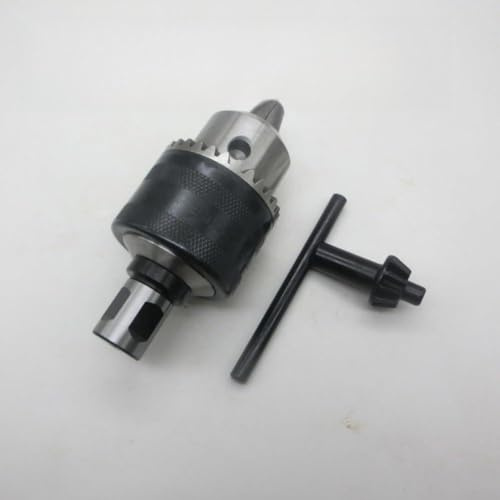 Mandrin de perceuse et adaptateur 1,9 cm pour tige générale vers filetage conique B16 avec mandrin de 1 5 10 mm, accessoire de perceuse magnétique avec clé de mandrin (C)