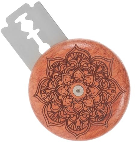 SHINEOFI Set Coltelli per Pane in Acciaio Inox Lama Sostituibile e Manico in Legno Pregiato, Utensile per Incidere e Segnare Impasto, Taglia Pane Multifunzione per Uso Casalingo