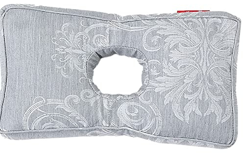 CCXXYGWJ Oreiller Anti-Douleur aux Oreilles pour dormeurs latéraux – Trou d'oreille pour Plus de Confort – Idéal pour la énose CNH cervicale – Améliore la qualité du Sommeil sans inconfort