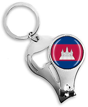 Cadeau souvenir du Cambodge - Porte-clés - Décapsuleur - Coupe-ongles - Pendentif
