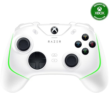 Razer Wolverine V2 Chroma Wired Gaming Pro Controller for Xbox Series X|S, Xbox One, PC: RGB Lighting - Remappable Buttons & Triggers - Mecha-Tactile Buttons & D-Pad - Trigger Stop-Switches - White