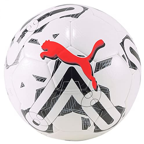 PUMA Orbita 6 MS, Palline da Allenamento Unisex, Bianco Nero Rosso, 4