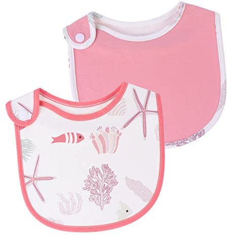 Toyvian 2st Lätzchen Rülpsen Handtücher Dribbeltuch Ausspucken Bavaglini Impermeabili Baumwollbandana Neugeborene Sabbernde Mit Druckknöpfen Terry Kleinkind Musselin- Handtuch Baby Füttern