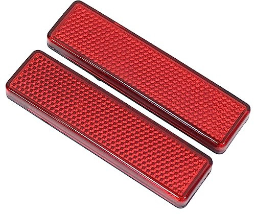 Doo Engy Reflektor Rückstrahler Rückleuchte Rücklicht Abdeckung Stoßstange Heckstoßstange Verkleidung ohne Leuchte rot hinten links und rechts für Master 2 Trafic 3 Movano Vivaro B NV300 Talento