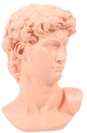 Warmhm David Büste Deko Resin Statue Künstlerische Handarbeit Dekoratives Kunstobjekt Für Fensterbank Tisch Büro Und Wohnzimmer Vielseitige Griechische Skulptur Home Decor