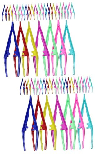 Beatifufu 60stücke Tragbare Augenbrauenclips Augenbrauen-zupfer Kunststoff Brow Shaping Kit Für Salon Und Heimgebrauch
