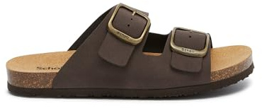 Scholl Jackie, Sandali Donna, 2 cinturini, Marrone Scuro, 40 EU