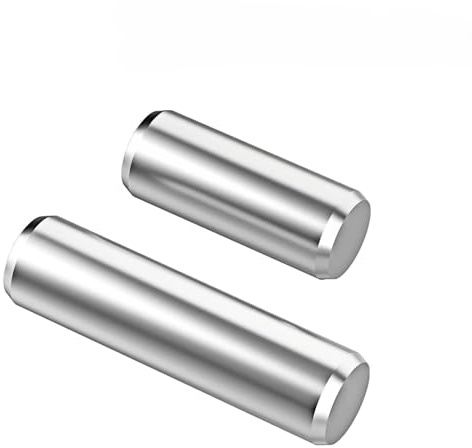 Qrity 30 Stück Zylinderstifte, 304 Edelstahl Stift Passstift, M5x25mm Regalbodenträger Regalstützen Stifte, Regal Stifte für Holzprodukte, Maschinenbau