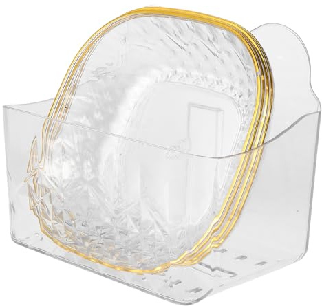 AUTSUPPL 4pièces Bol Transparent Plastique De Saladiers Pour Fruits Popcorn Noix Et Glacée Pratique Pour Service Et Rangement Table