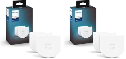 Philips Hue Wandschalter Modul Doppelpack (Packung mit 2)