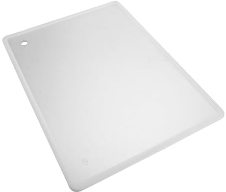 TOGEVAL Tabla De Cortar De Vidrio Templado Transparente De De Silicona para Preparar y Servir Alimentos Cocina Fácil De Limpiar y Resistente