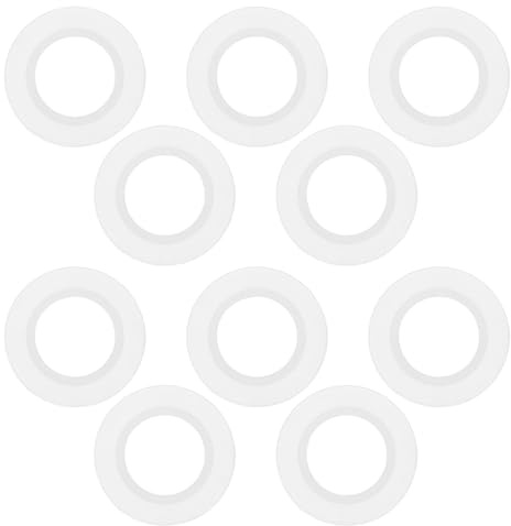 IWOWHERO 10 Unidades Junta Tórica de Silicona para Desagüe de Fregadero y Lavabo Junta de Sellado Resistente para Tapón de Baño y Bañera Accesorios para Desagüe de Cocina y Baño