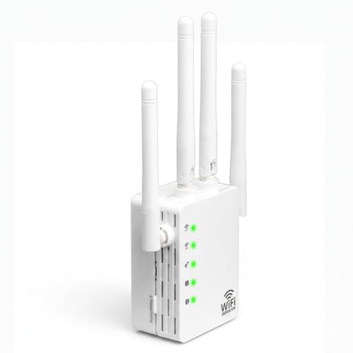 2026 Fastest WiFi Extender Signal Booster Covers 14880 Sq.ft and 105 Devices (2.4/5.8 GHz) New Gen 6X Faster High Speed WiFi Repeater with Ethernet Port - Eliminate Dead Zones with Internet Booster