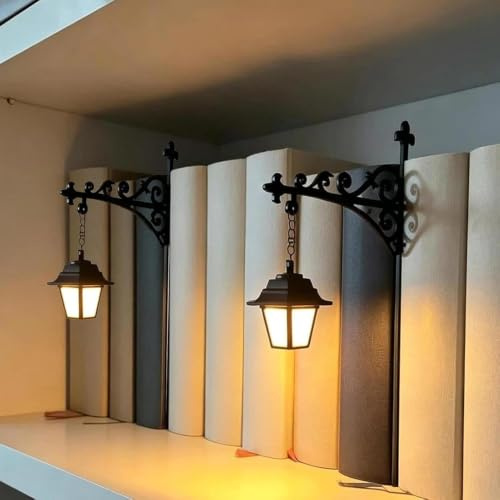 Tuxuseo Bibliothekslaterne, Dekorative Bücherregalbeleuchtung, Leselampen Für Bücherwürmer, Dekorative Ecklampe Für Leseecke In Der Heimbibliothek, Einzigartiges Geschenk Für Bücherliebhaber