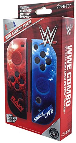 FRTEC WWE Switch Controller Cover + Grips, Officially Licensed, Secure Grip, Joy-Con Compatible, Portable Gaming Case