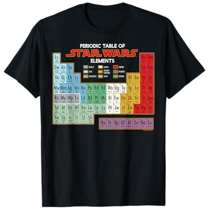 Star Wars Periodensystem der Elemente Grafik T-Shirt