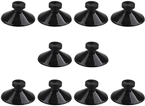 HALJIA 10PCS Rubber Family Aquarium Fish Tank Bowl Tools Suction Cups Suction Cup Clip Sucker for Aquarium Fish Tank Pump Black 27mm