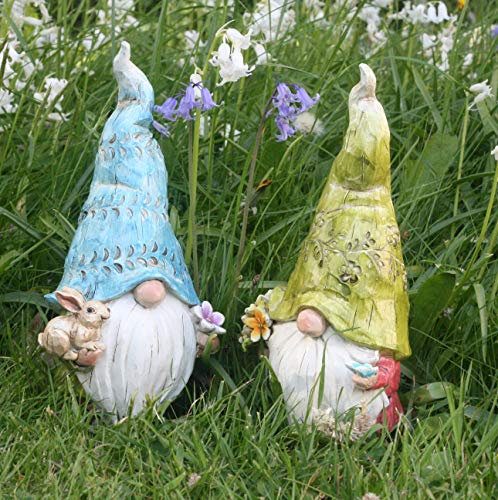 Gus and Gilbert Gonks - 25cms Tall Garden Gnomes