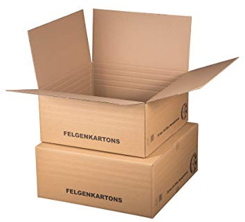 karton-billiger Felgenkartons Komplettradkartons für 15-22 Felgen - je 4 Stück (Felge 18 50x50x29cm)