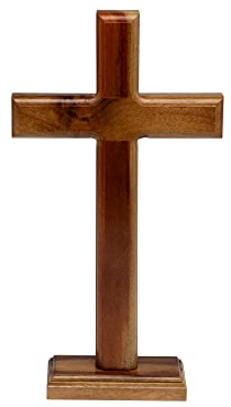 Intercession Standing Wooden Cross (10 inch)