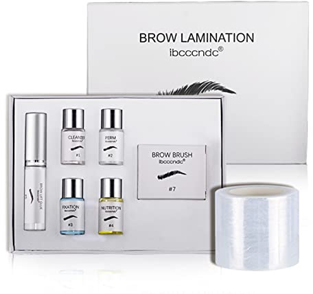 Brow Lift Kit Sourcil, Brow Lamination Kit Durée de 6-8 semaines, Sourcils Brow Lift Sûr et Ffficace, DIY Kit Brow Lift Sourcils, Kit Browlift, Semi-Permanent DIY Brow Lamination Set Pour La Maison