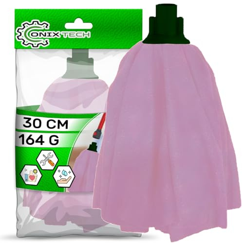 Fregona Microfibra Tiras 30 cm 164 g Rosa - ONIX TECH