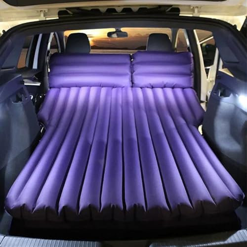 WOLWES Auto Matratze Kompatibel Mit Auto, SUV, MPV, Reisebett, Rücksitzmatratze, Aufblasbare Matratze, Luftkissen, Reisebett, Campingmatte, 190 X 130 cm
