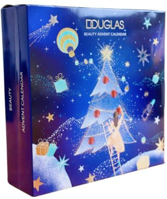 Douglas Adventskalender 2024 Kosmetik Frauen - Limitiert Würfel- Wert 140€, Weihnachtskalender mit 24 Damen Beauty Produkte, Advent Kalender für Frau & Mädchen, inkl. Calirfornia WAVE Duft