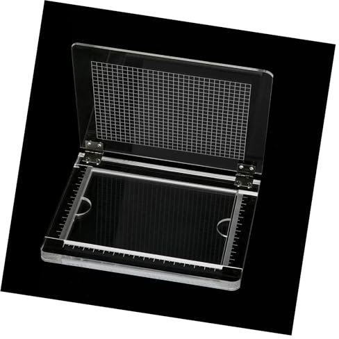 Acryl Stempelblock 5.9x6.1 Perfekte Positionierung Stempeln Klare Stempel Scrapbook Craft Stamping Tool Mit Gitterlinien für Die Kartenherstellung Scrapbooking