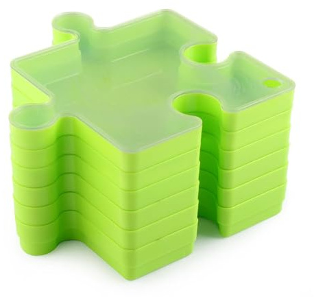Puzzle Sortiertabletts - Puzzle Sort Stapelbare Tabletts mit Deckel, Hochwertige Puzzle Aufbewahrungsbox | Puzzle-Sortiertabletts zum Organisieren Puzzles bis 1000 Teile