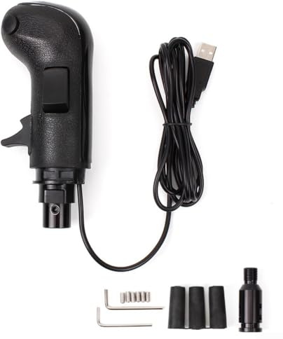 babominimer USB-LKW-Simulator-Schalthebel, für Logitech G25 G27 G29 Schaltgetriebe, hohe/niedrige Gangschaltung, bis zu 18 Gänge, für PC Racing Shifter