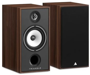 triangle - Hi-Fi Borea BR04 - Altoparlante da scaffale - Potenza 110W - Uscita 91 dB/W/m - Surround Compatibile per Home Cinema - 220 x 425 x 314 mm - Castagno (Coppia)