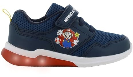 Leomil Super Mario Basket Enfant Garçon Lumineuses 27, Bleu