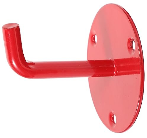 Support de Crochet pour Extincteur 2-9KG, Support Mural en Fer Rouge | Bracket Stable et Anti-Rust, Usage Workplace, Compatible CO2, pour Murs, Fixation Sûre