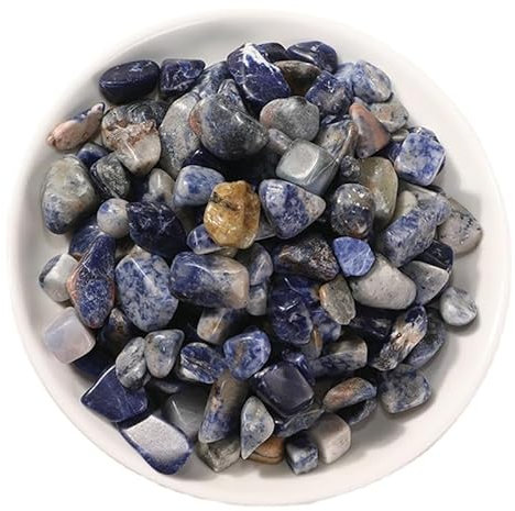 DUBTEDHOU Pierres décoratives, Gravier en Pierre Bleue Naturelle for aménagement paysager, Aquarium, décoration de Bouddha, Plusieurs Tailles(15-20mm1000g)